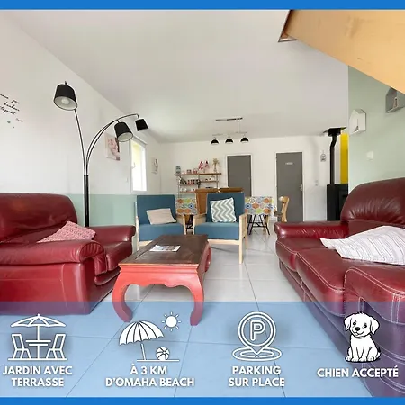 Belle Maison: Coastal Retreat With Garden Near Omaha * Saint-Laurent-sur-Mer