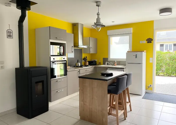 Sweet Omaha Belle Maison Recente Lumineuse Et Cosy Bien Equipee Jardin Clos 15 Mn A Pied Omaha Et Proche De Bayeux & Port En Bessin * סן-לוראן-סור-מר