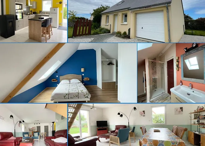 Sweet Omaha Belle Maison Recente Lumineuse Et Cosy Bien Equipee Jardin Clos 15 Mn A Pied Omaha Et Proche De Bayeux & Port En Bessin Prázdninový dům *